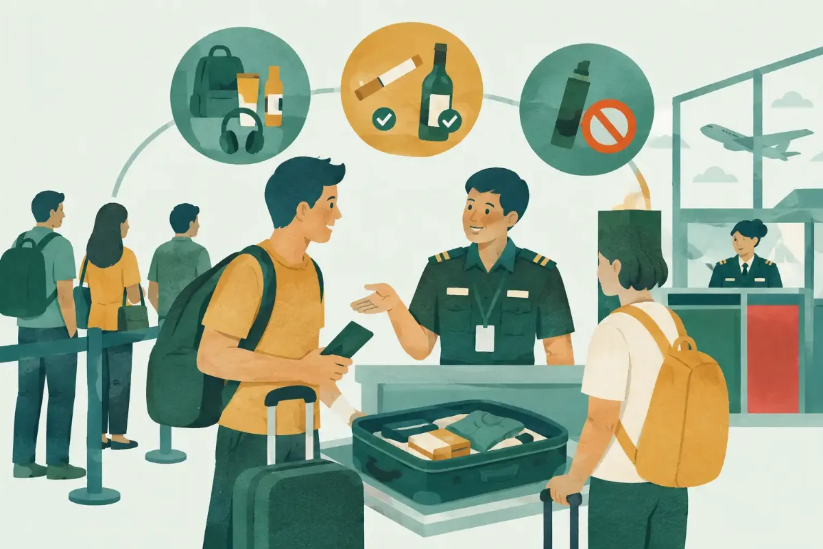 ภาพประกอบ: ซื้อของจากต่างประเทศกลับไทย ต้องสำแดงไหม (3/3)