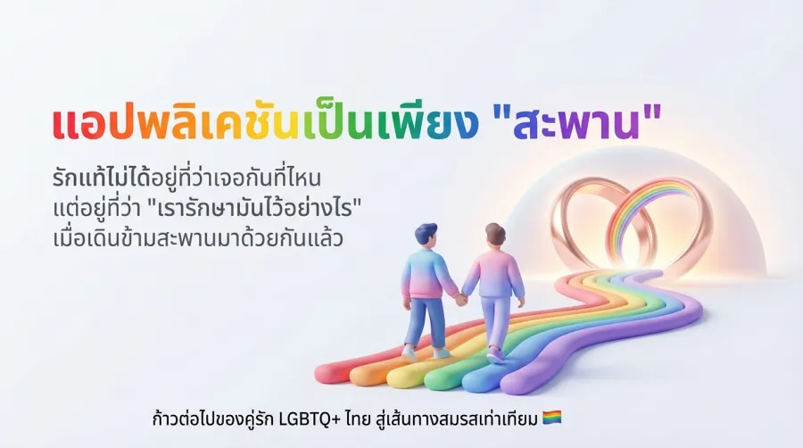 ก้าวต่อไปของคู่รัก LGBTQ+ ในสังคมไทย