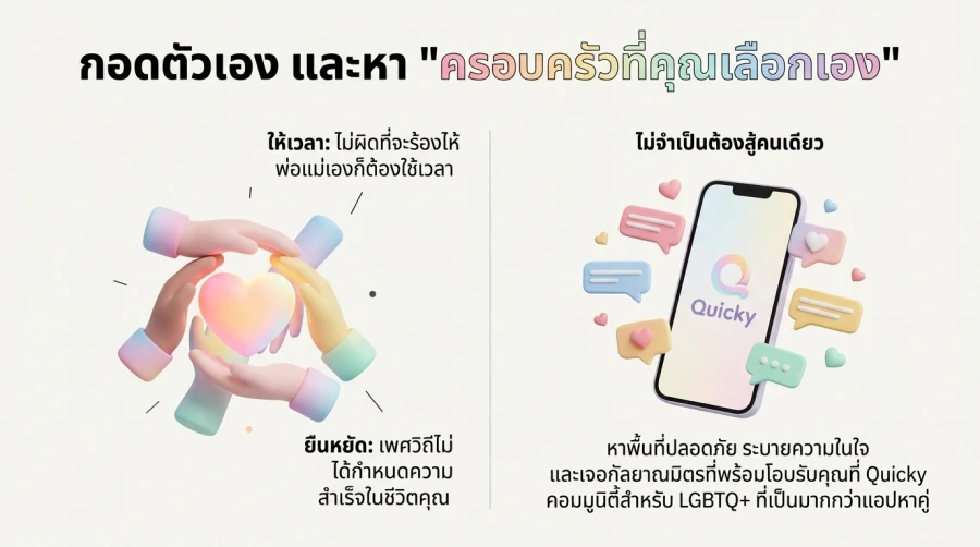 วิธีฮีลใจเมื่อผลลัพธ์ของ เกย์กับครอบครัว ไม่เป็นอย่างที่คิด